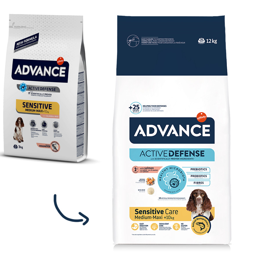 Advance Sensitive met zalm en rijst hondenvoer