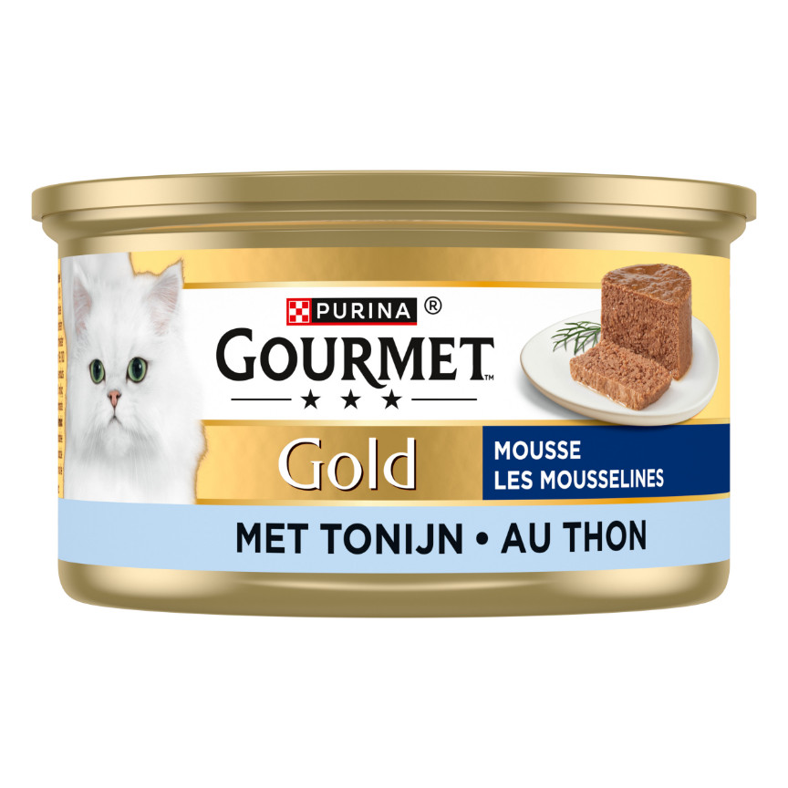 Gourmet Gold Mousse med tonfisk våtfoder katt (85 g)