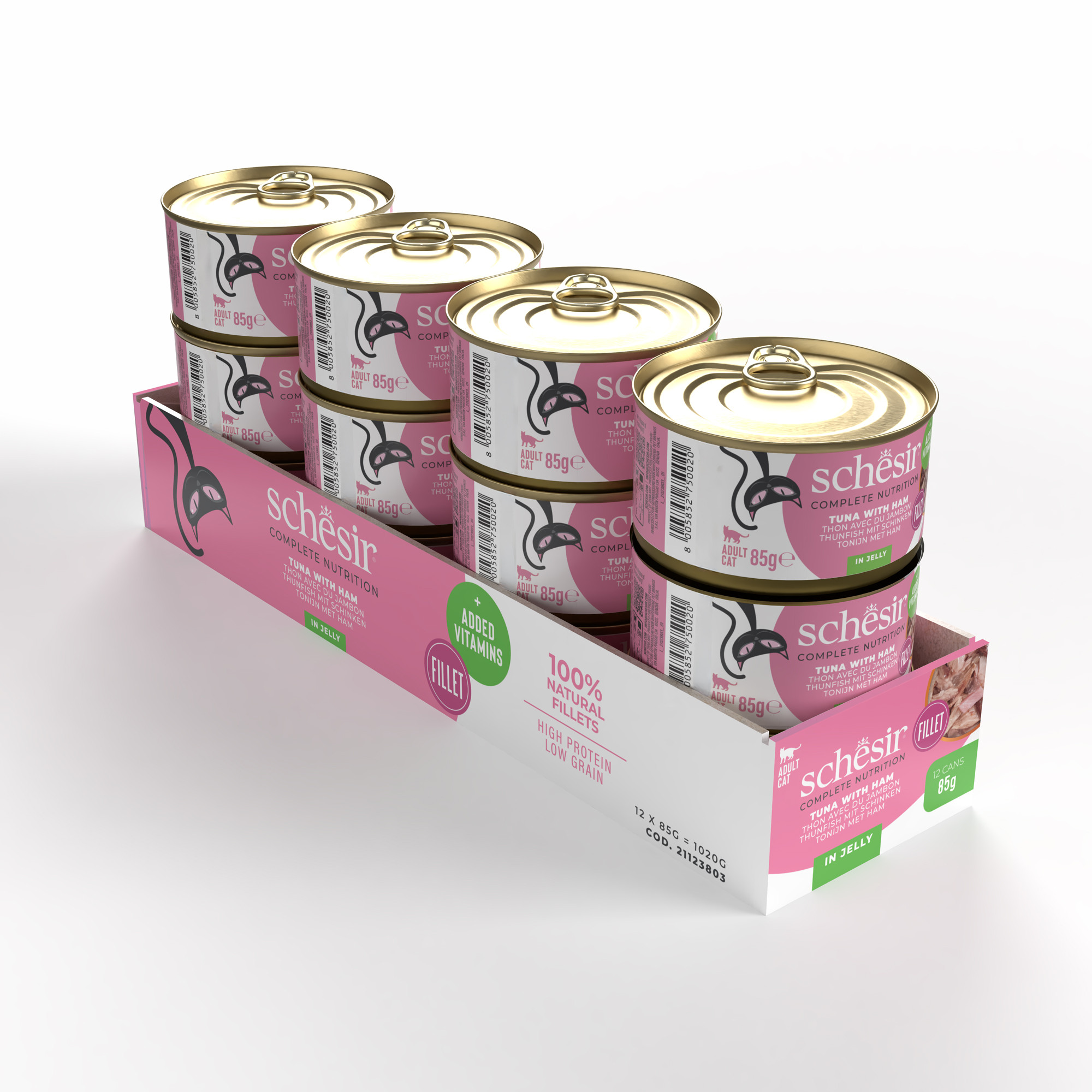 Schesir Tonijn met ham