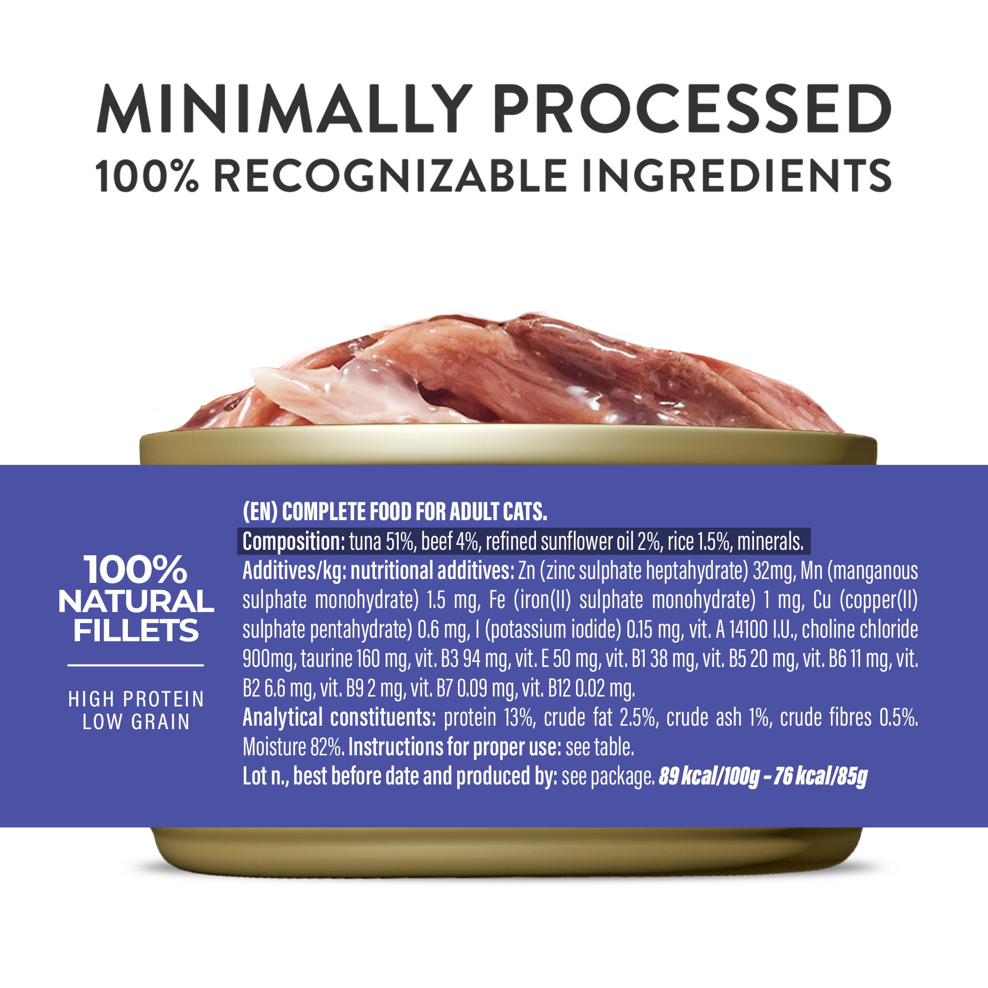 Schesir Tonijn met runderfilet Schesir Tonijn met runderfilet