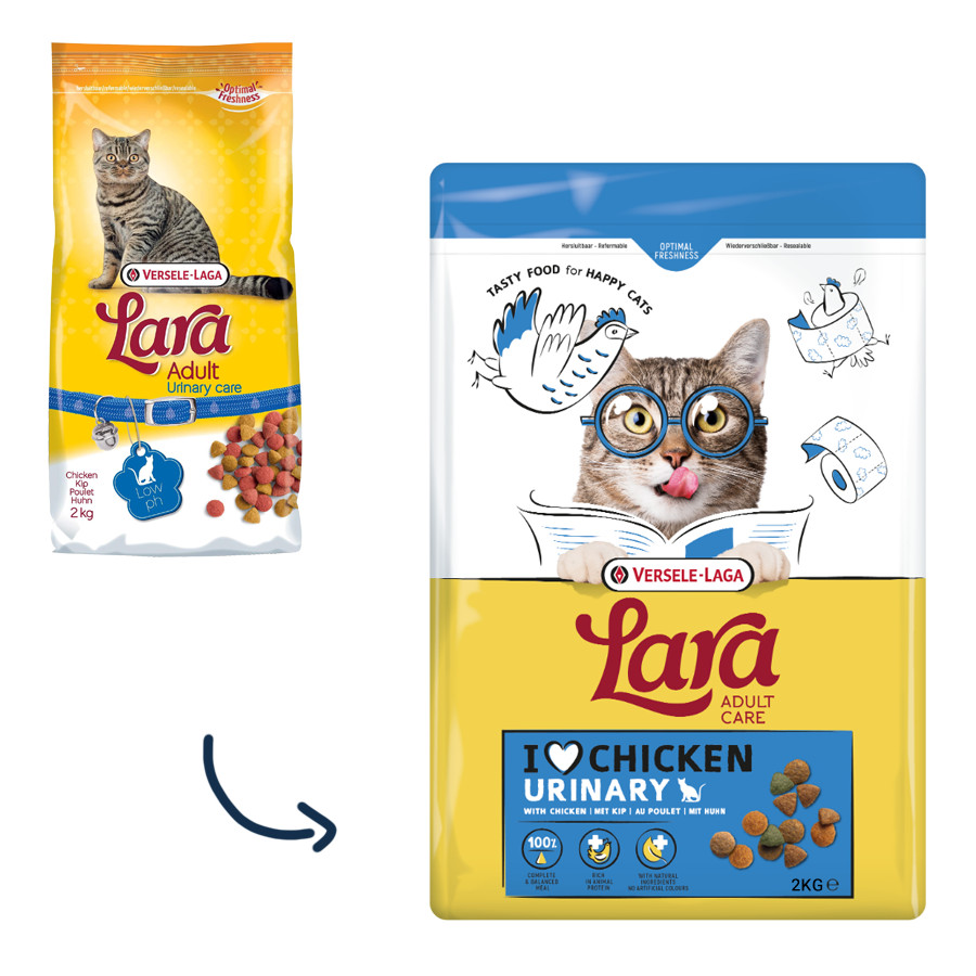 Versele-Laga Lara Adult Urinary Care med kyckling kattfoder