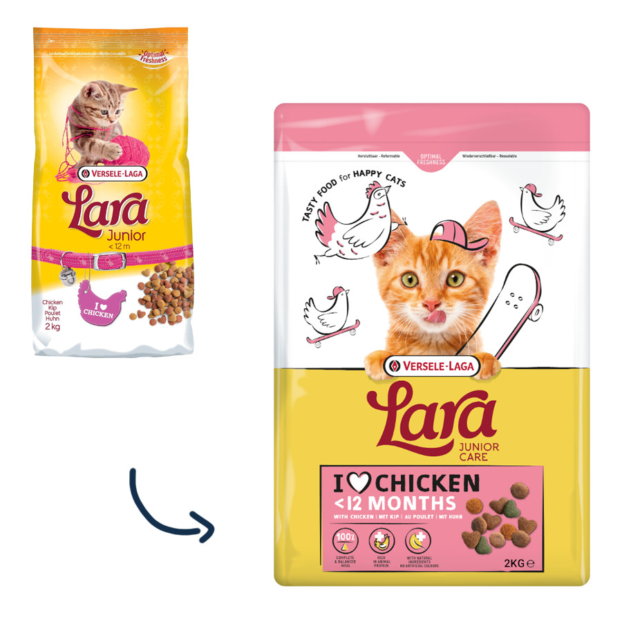 Versele-Laga Lara Junior kyckling kattfoder