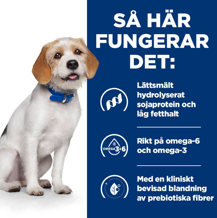 Hill's Prescription Diet Z/D Food Sensitivities Low Fat hondenvoer met gehydrolyseerde soja