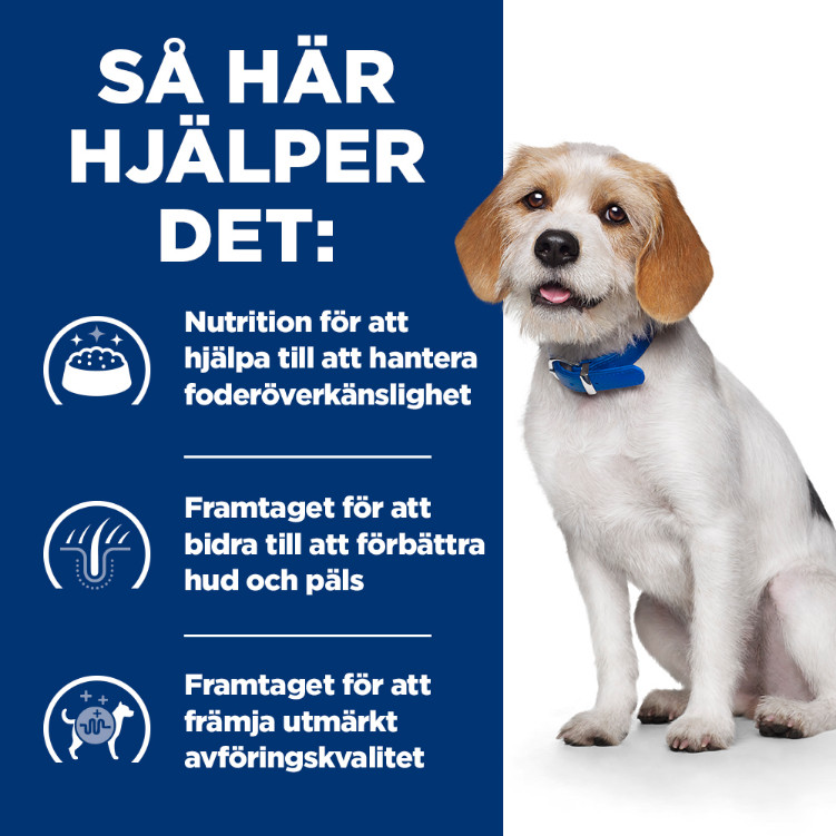 Hill's Prescription Diet Z/D Food Sensitivities Low Fat hondenvoer met gehydrolyseerde soja