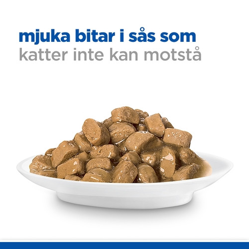 Hill's Adult Sensitive Stomach & Skin nat kattenvoer met kalkoen maaltijdzakje multipack