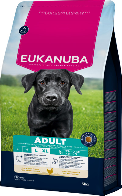 Eukanuba Active Adult Large Breed kip hondenvoer Eukanuba Active Adult Large Breed kip hondenvoer