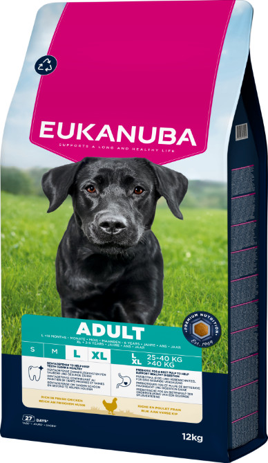 Eukanuba Active Adult Large Breed kip hondenvoer Eukanuba Active Adult Large Breed kip hondenvoer