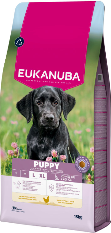 Eukanuba Growing Puppy Large Breed kip hondenvoer Eukanuba Growing Puppy Large Breed kip hondenvoer