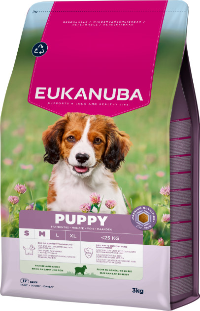 Eukanuba Puppy Small Medium Lam & Rijst hondenvoer Eukanuba Puppy Small Medium Lam & Rijst hondenvoer