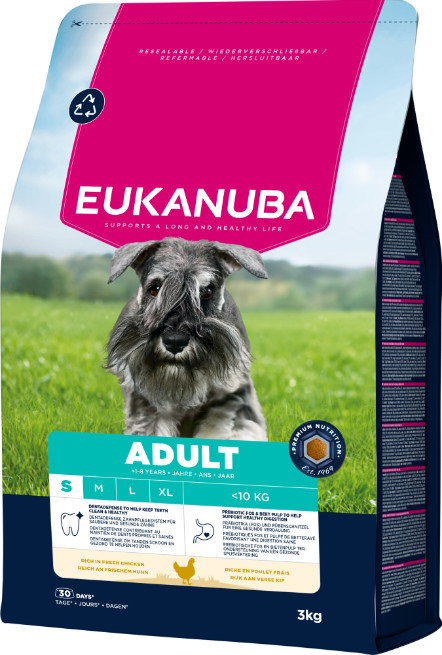 Eukanuba Active Adult Small Breed kip hondenvoer Eukanuba Active Adult Small Breed kip hondenvoer