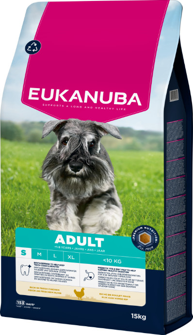 Eukanuba Active Adult Small Breed kip hondenvoer Eukanuba Active Adult Small Breed kip hondenvoer
