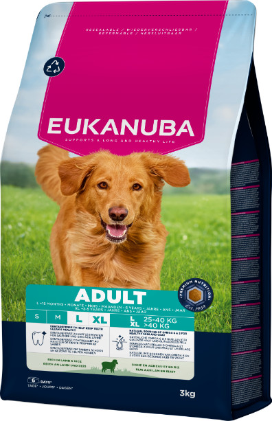 Eukanuba Adult Large hundfoder med lamm och ris