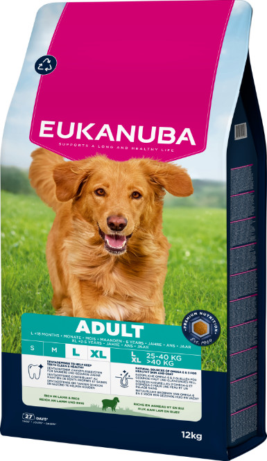 Eukanuba Adult Large hundfoder med lamm och ris