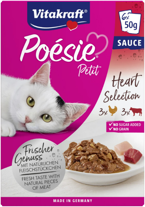 Vitakraft Poésie Petit Heart Selection våtfoder katt Vitakraft Poésie Petit Heart Selection våtfoder katt