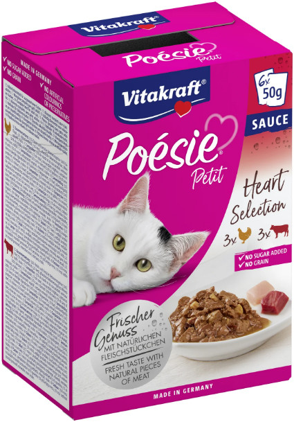 Vitakraft Poésie Petit Heart Selection våtfoder katt Vitakraft Poésie Petit Heart Selection våtfoder katt