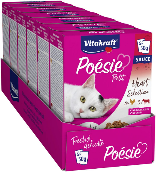 Vitakraft Poésie Petit Heart Selection våtfoder katt Vitakraft Poésie Petit Heart Selection våtfoder katt