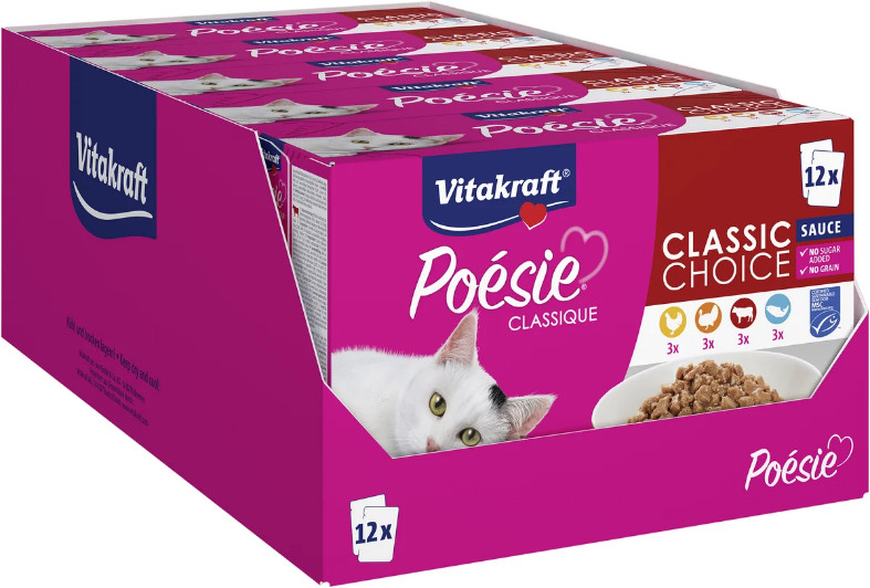 Vitakraft Poésie Classique Classic Choice i sås våtfoder katt Vitakraft Poésie Classique Classic Choice i sås våtfoder katt