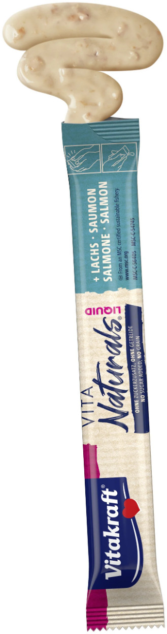 Vitakraft Vita Naturals Liquid med lax kattgodis (5 stycken) Vitakraft Vita Naturals Liquid med lax kattgodis (5 stycken)