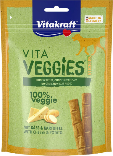 Vitakraft Vita Veggies Sticks ostsmak hundgodis (80 g)