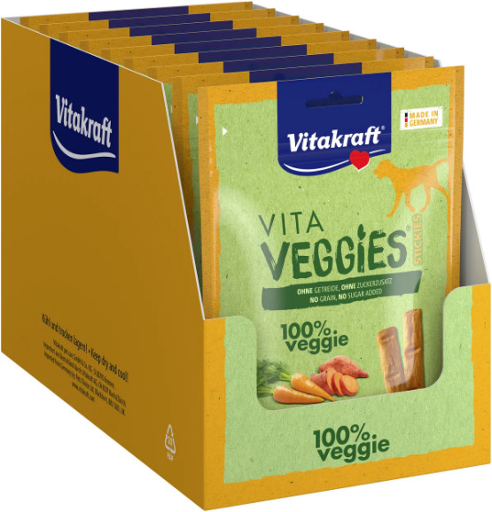 Vitakraft Vita Veggies Sticks med sötpotatis hundgodis (80 g) Vitakraft Vita Veggies Sticks med sötpotatis hundgodis (80 g)
