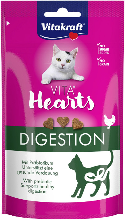 Vitakraft Vita Hearts Digestion kattensnack