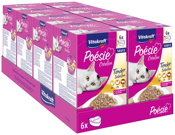 Vitakraft Poésie Création i sås våtfoder katt multipack Vitakraft Poésie Création i sås våtfoder katt multipack