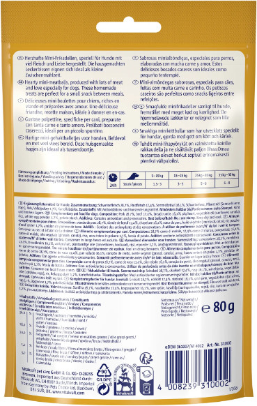 Vitakraft Meatballs hundgodis (80 g)