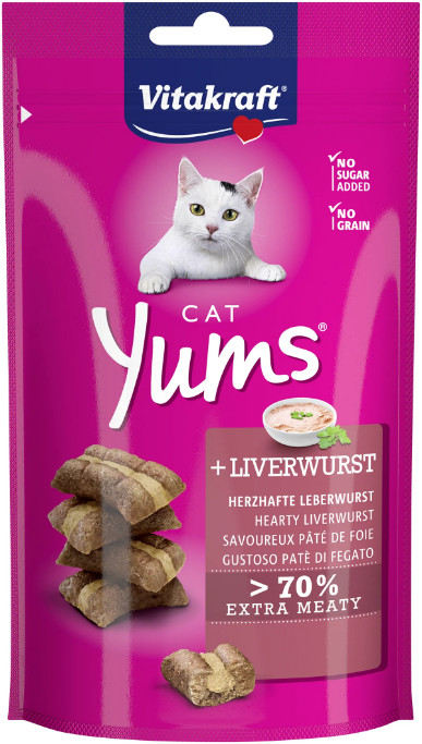 Vitakraft Cat Yums med lever kattgodis (40 g) Vitakraft Cat Yums med lever kattgodis (40 g)