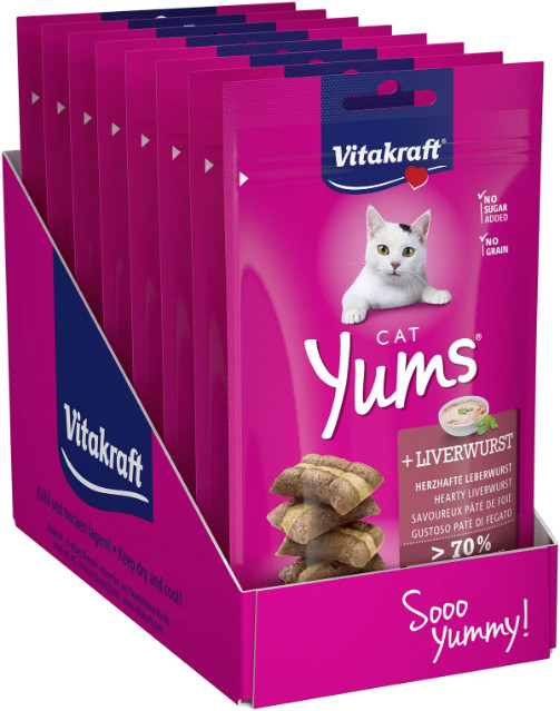 Vitakraft Cat Yums med lever kattgodis (40 g) Vitakraft Cat Yums med lever kattgodis (40 g)