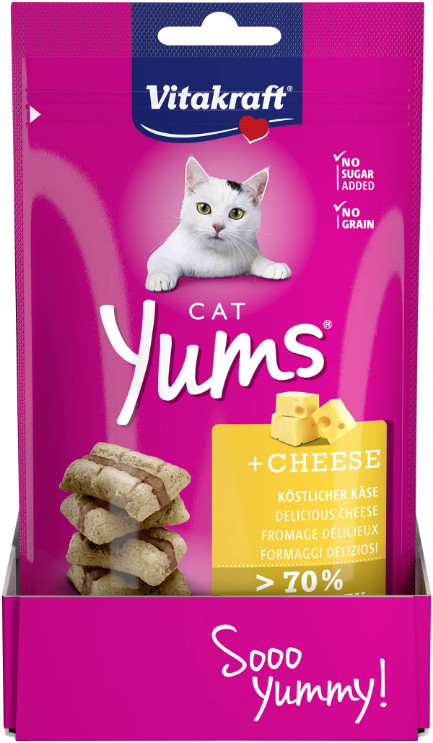 Vitakraft Cat Yums med ost kattgodis (40 g)