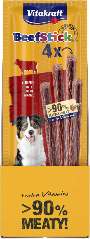 Vitakraft Beefstick med nötkött (4 pinnar)