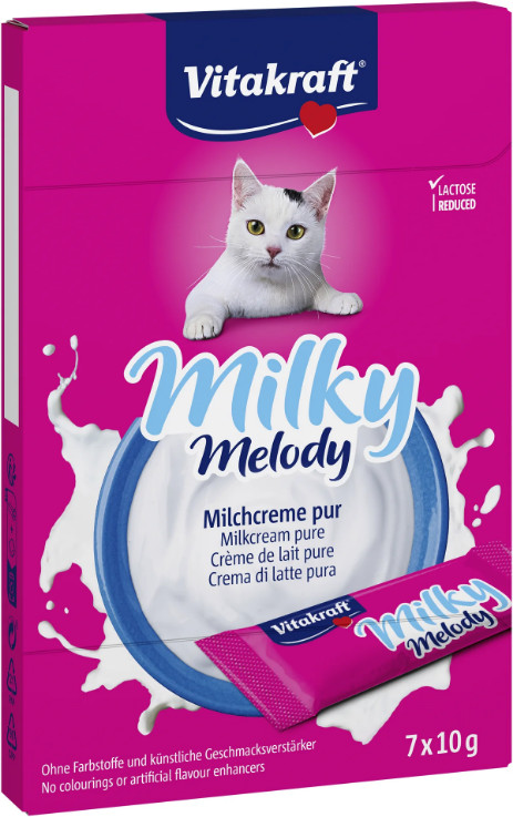 Vitakraft Milky Melody mjölkkräm ren kattgodis (7x10 g) Vitakraft Milky Melody mjölkkräm ren kattgodis (7x10 g)