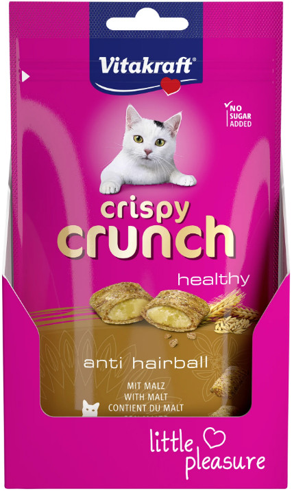 Vitakraft Crispy Crunch anti-hårboll kattgodis (60 g) Vitakraft Crispy Crunch anti-hårboll kattgodis (60 g)