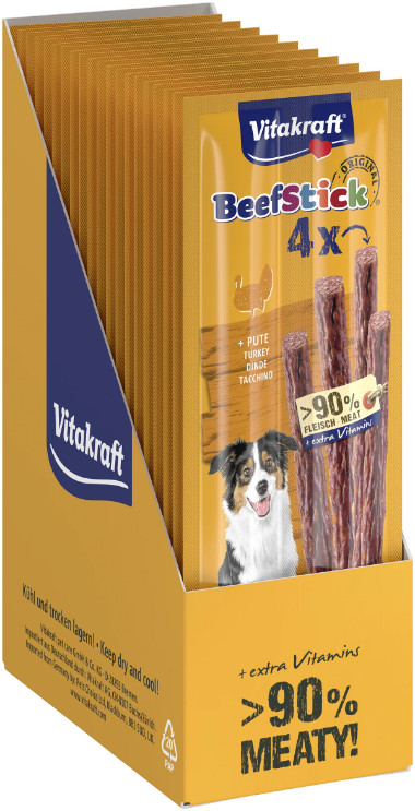 Vitakraft Beefstick med kalkon hundgodis (4 pinnar)