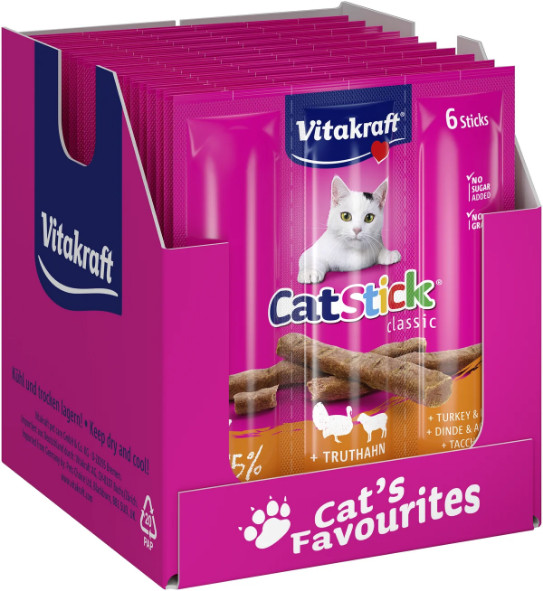 Vitakraft Catstick Classic med kalkon och lamm kattgodis
