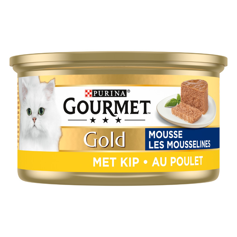Gourmet Gold Mousse med kyckling våtfoder katt (85 g)