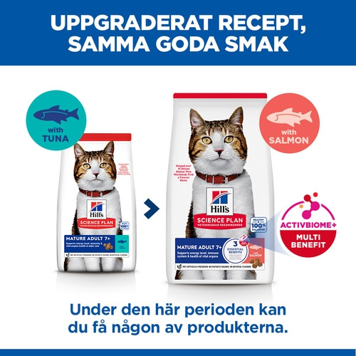 Hill's Mature Adult 7+ kattfoder med tonfisk Hill's Mature Adult 7+ kattfoder med tonfisk