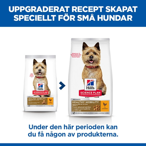 Hill's Adult Healthy Mobility Small & Mini hundfoder med kyckling