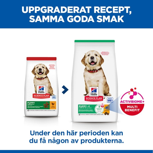 Hill's Puppy Large Breed hundfoder med kyckling