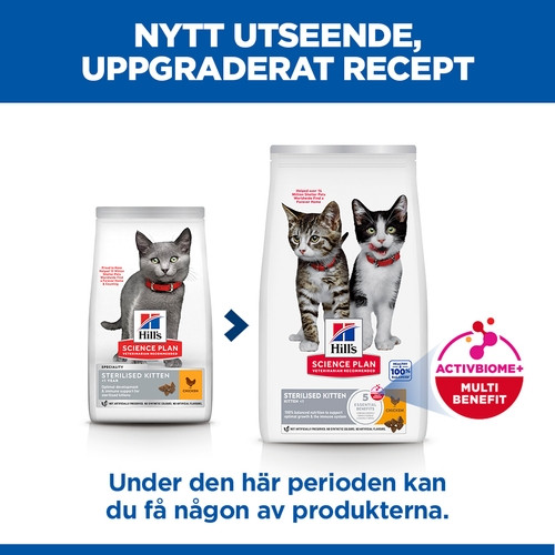 Hill's Kitten Sterilised kattfoder med kyckling