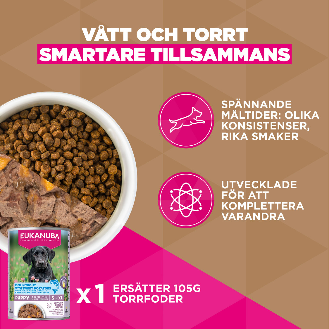 Eukanuba Puppy & Junior S/M graanvrij zeevis hondenvoer