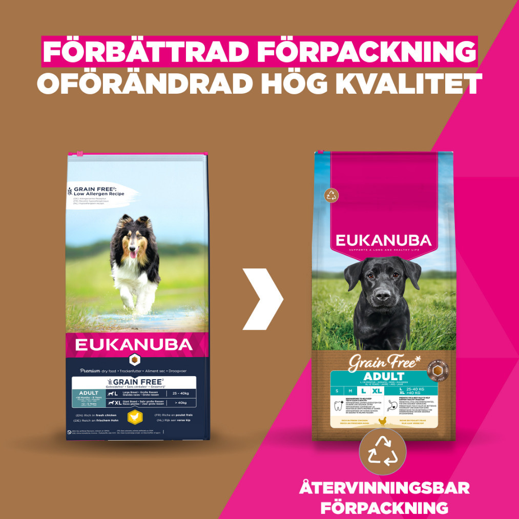 Eukanuba Adult Large kip graanvrij hondenvoer