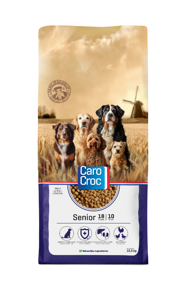Carocroc 18/10 Senior hundfoder