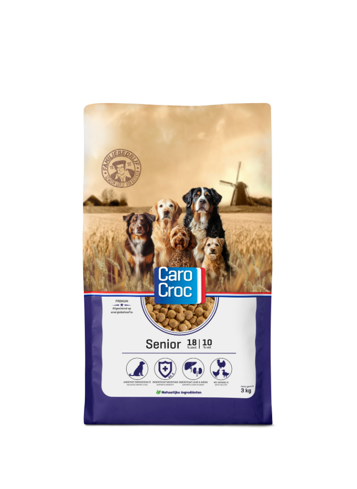 Carocroc 18/10 Senior hundfoder