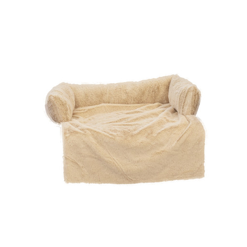 Brekz Berlin fleece soffkudde för hund - beige