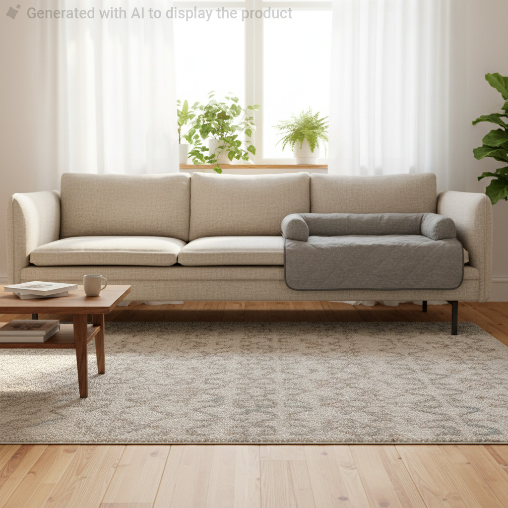 Brekz Stockholm soffkudde för hund - grå