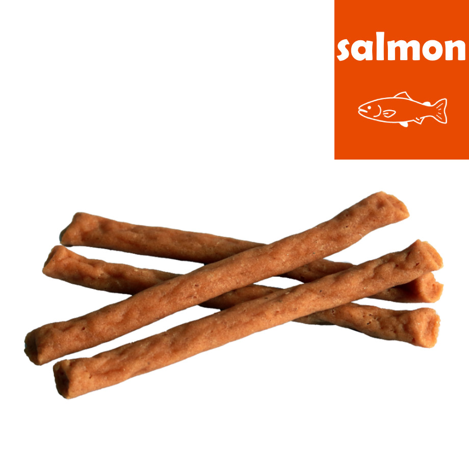 Lukos Yum Snacks Salmon Sticks för hundar