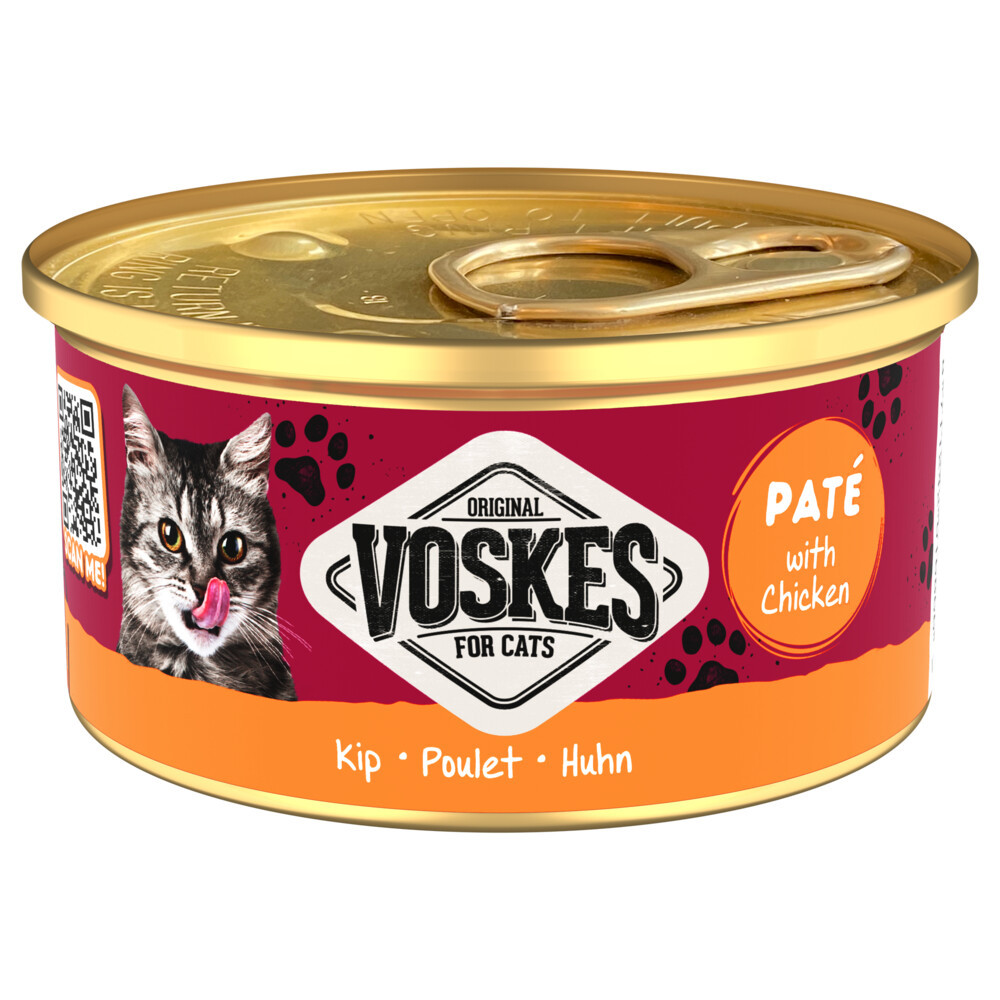 Voskes Paté met kip natvoer kat
