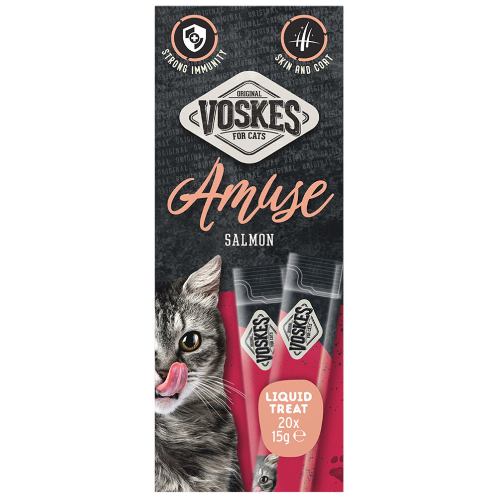 Voskes Liquid Treat zalm kattensnack