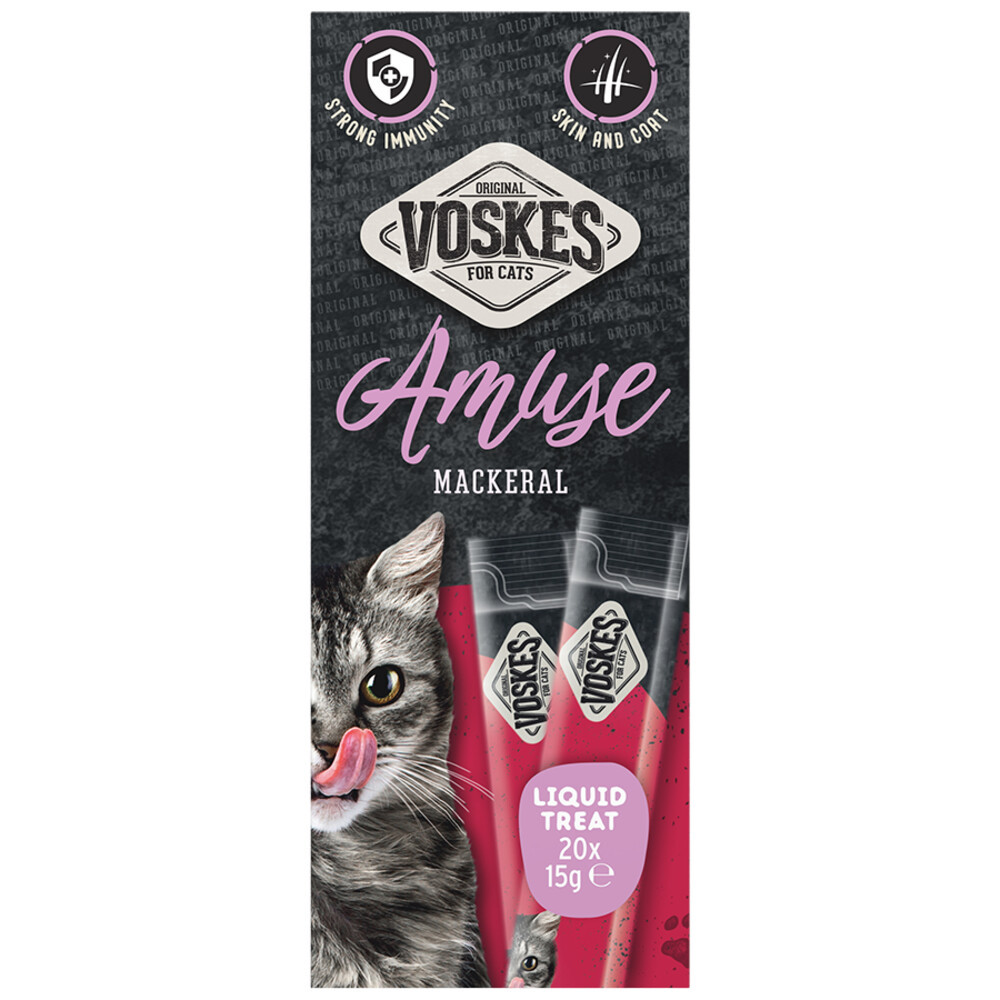 Voskes Liquid Treat makreel kattensnack